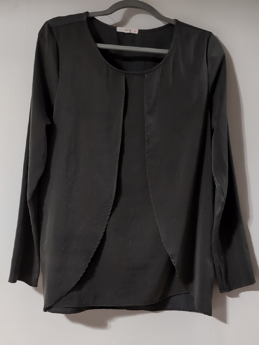 Le Lis Dark Green Medium Layered Blouse